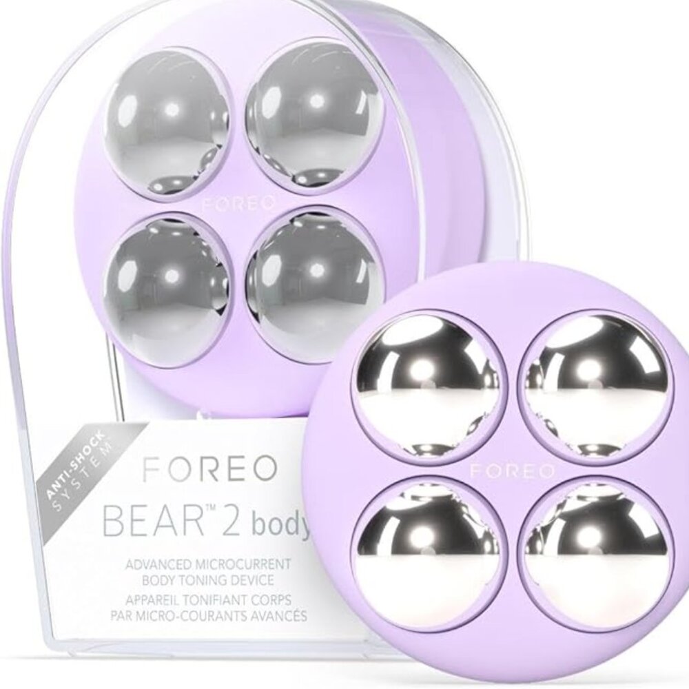 FOREO BEAR 2 BODY Toning Smoothing Anti-Cellulite Micro Current Tool & Gel 👙 🌴